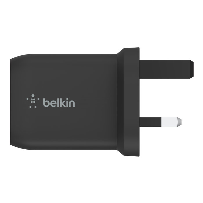 Dual USB-C GaN Wall Charger with PPS 65W, Black, hi-res